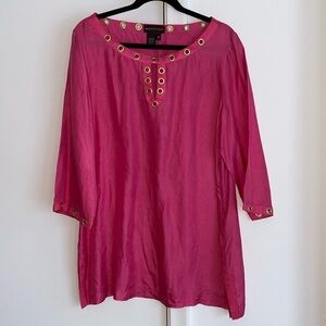 Dana Buchman silk tunic, XL